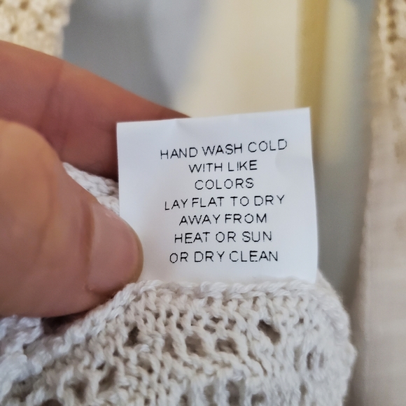 NEW ISELFIELD Silk Blend Open Knit Round Neck Pullover Sweater - Picture 11 of 11